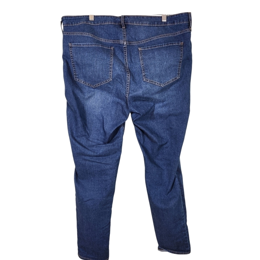 Old Navy Women's Classic Blue Skinny Jeans - Picture 2 of 6